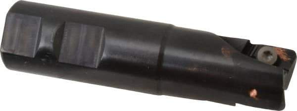 Kennametal - 1" Cut Diam, 18.03mm Max Depth of Cut, 1" Shank Diam, 102.36mm OAL, Indexable Square Shoulder End Mill - EC18.., EP18.. Inserts, Weldon Shank, 0° Lead Angle, Through Coolant - Apex Tool & Supply