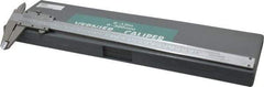 Value Collection - 0 to 12" Stainless Steel Vernier Caliper - 0.02mm Graduation, 2.3622" Jaw Depth, 0.0016" Accuracy, Includes Depth, Inside Diameter, Outside Diameter, Step - Apex Tool & Supply