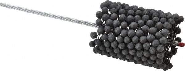 Brush Research Mfg. - 3" to 3-1/2" Bore Diam, 180 Grit, Silicon Carbide Flexible Hone - Extra Fine, 13-1/2" OAL - Apex Tool & Supply