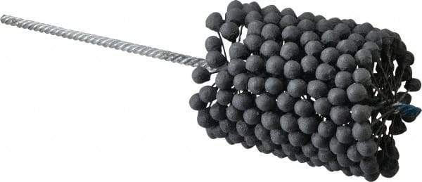 Brush Research Mfg. - 3-1/4" to 3-3/4" Bore Diam, 240 Grit, Silicon Carbide Flexible Hone - Extra Fine, 13-1/2" OAL - Apex Tool & Supply