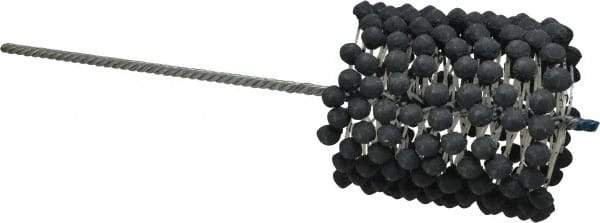 Brush Research Mfg. - 4-1/2" to 5" Bore Diam, 240 Grit, Silicon Carbide Flexible Hone - Extra Fine, 17-1/2" OAL - Apex Tool & Supply