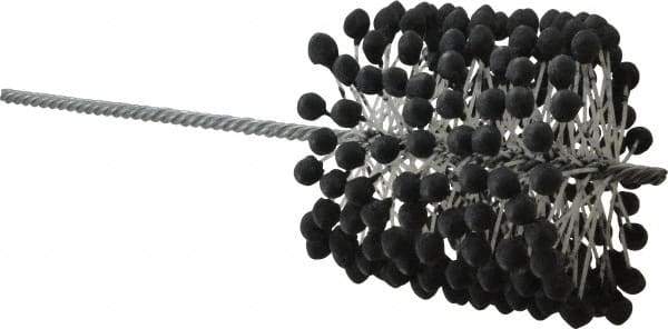 Brush Research Mfg. - 5-1/2" to 6" Bore Diam, 120 Grit, Silicon Carbide Flexible Hone - Fine, 17-1/2" OAL - Apex Tool & Supply