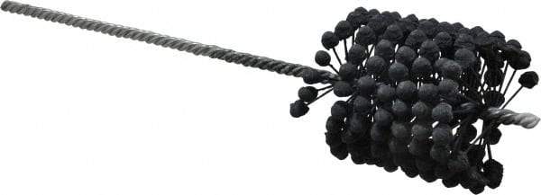 Brush Research Mfg. - 3" to 3-1/4" Bore Diam, 320 Grit, Silicon Carbide Flexible Hone - Extra Fine, 13-1/2" OAL - Apex Tool & Supply