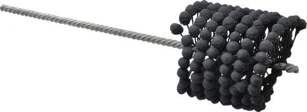 Brush Research Mfg. - 3-1/4" to 3-1/2" Bore Diam, 320 Grit, Silicon Carbide Flexible Hone - Extra Fine, 13-1/2" OAL - Apex Tool & Supply