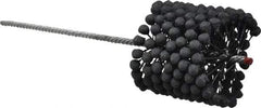 Brush Research Mfg. - 3-7/8" to 4-1/8" Bore Diam, 180 Grit, Silicon Carbide Flexible Hone - Extra Fine, 13-1/2" OAL - Apex Tool & Supply