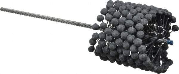 Brush Research Mfg. - 3-7/8" to 4-1/8" Bore Diam, 240 Grit, Silicon Carbide Flexible Hone - Extra Fine, 13-1/2" OAL - Apex Tool & Supply