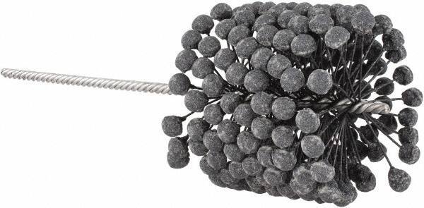 Brush Research Mfg. - 4-3/8" to 4-5/8" Bore Diam, 120 Grit, Silicon Carbide Flexible Hone - Fine, 13-1/2" OAL - Apex Tool & Supply