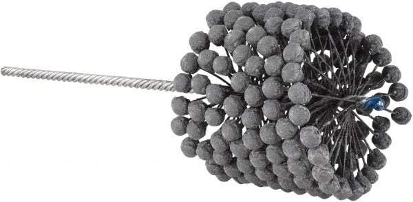 Brush Research Mfg. - 4-3/8" to 4-5/8" Bore Diam, 240 Grit, Silicon Carbide Flexible Hone - Extra Fine, 13-1/2" OAL - Apex Tool & Supply