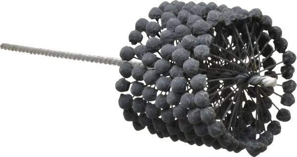 Brush Research Mfg. - 4-3/8" to 4-5/8" Bore Diam, 320 Grit, Silicon Carbide Flexible Hone - Extra Fine, 13-1/2" OAL - Apex Tool & Supply