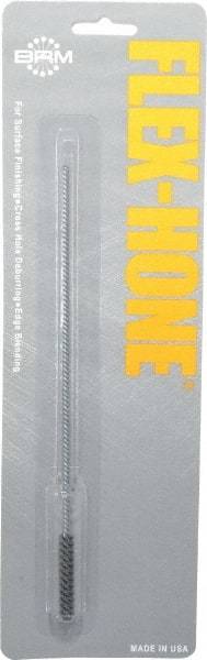 Brush Research Mfg. - 1/4" Bore Diam, 240 Grit, Silicon Carbide Flexible Hone - Extra Fine, 8" OAL - Apex Tool & Supply