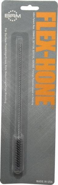 Brush Research Mfg. - 0.433" Bore Diam, 180 Grit, Silicon Carbide Flexible Hone - Extra Fine, 8" OAL - Apex Tool & Supply