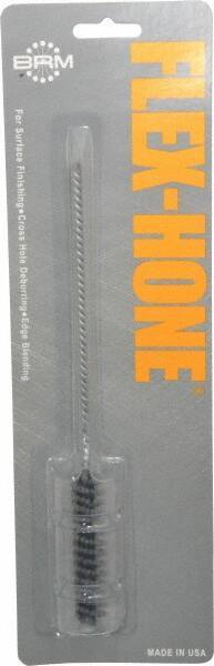 Brush Research Mfg. - 1/2" Bore Diam, 320 Grit, Silicon Carbide Flexible Hone - Extra Fine, 8" OAL - Apex Tool & Supply