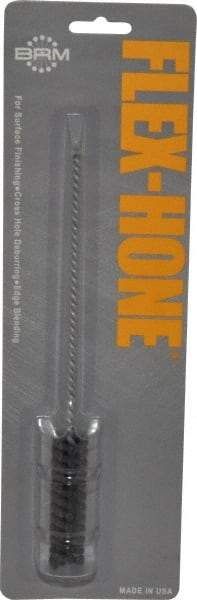 Brush Research Mfg. - 5/8" Bore Diam, 120 Grit, Silicon Carbide Flexible Hone - Fine, 8" OAL - Apex Tool & Supply