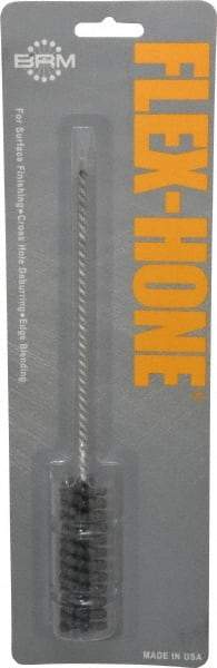 Brush Research Mfg. - 3/4" Bore Diam, 120 Grit, Silicon Carbide Flexible Hone - Fine, 8" OAL - Apex Tool & Supply