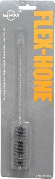 Brush Research Mfg. - 3/4" Bore Diam, 320 Grit, Silicon Carbide Flexible Hone - Extra Fine, 8" OAL - Apex Tool & Supply