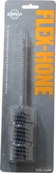 Brush Research Mfg. - 1" Bore Diam, 320 Grit, Silicon Carbide Flexible Hone - Extra Fine, 8" OAL - Apex Tool & Supply