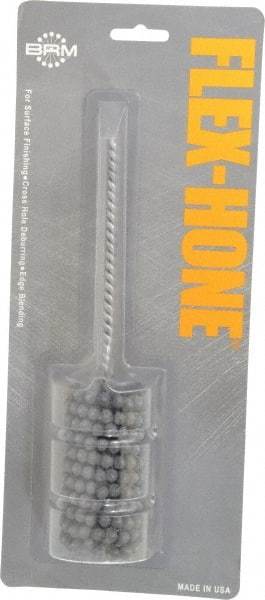 Brush Research Mfg. - 1-1/2" Bore Diam, 240 Grit, Silicon Carbide Flexible Hone - Extra Fine, 8" OAL - Apex Tool & Supply