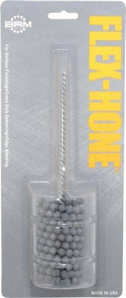 Brush Research Mfg. - 1-3/4" Bore Diam, 240 Grit, Silicon Carbide Flexible Hone - Extra Fine, 8" OAL - Apex Tool & Supply