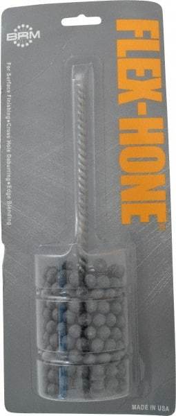 Brush Research Mfg. - 2" Bore Diam, 120 Grit, Silicon Carbide Flexible Hone - Fine, 8" OAL - Apex Tool & Supply