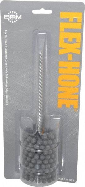 Brush Research Mfg. - 2" Bore Diam, 180 Grit, Silicon Carbide Flexible Hone - Extra Fine, 8" OAL - Apex Tool & Supply