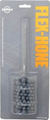 Brush Research Mfg. - 2" Bore Diam, 240 Grit, Silicon Carbide Flexible Hone - Extra Fine, 8" OAL - Apex Tool & Supply