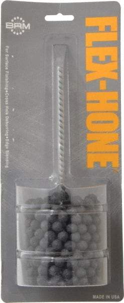 Brush Research Mfg. - 2-3/4" Bore Diam, 120 Grit, Silicon Carbide Flexible Hone - Fine, 8" OAL - Apex Tool & Supply