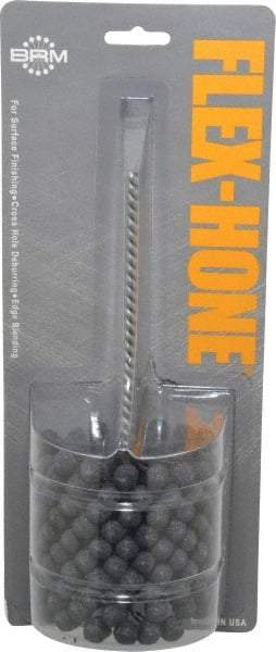 Brush Research Mfg. - 3" Bore Diam, 180 Grit, Silicon Carbide Flexible Hone - Extra Fine, 8" OAL - Apex Tool & Supply