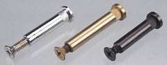 Made in USA - 1/4-20 Thread Barrel, Slotted/Phillips Drive, Stainless Steel Sex Bolt & Binding Post - 3/4" Long Barrel, Grade 18-8 - Apex Tool & Supply