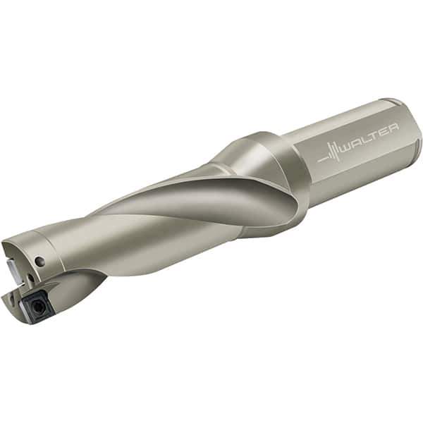 Walter - 76.5mm Max Drill Depth, 3xD, 25.5mm Diam, Indexable Insert Drill - 2 Inserts, 32mm Shank Diam, Flange Shank - Apex Tool & Supply
