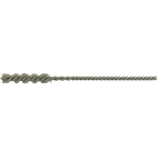 Brush Research Mfg. - 1/4" Bore Diam, 320 Grit, Aluminum Oxide Flexible Hone - Medium, 1-1/2" OAL - Apex Tool & Supply