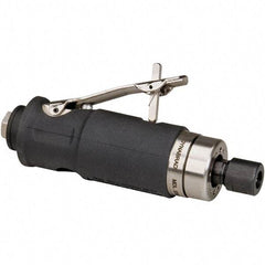 Dynabrade - 1/4" Collet, Straight Handle, Air Straight Die Grinder - 24,000 RPM, Rear Exhaust, 29 CFM, 0.5 hp, 90 psi, 1/4" Inlet - Apex Tool & Supply