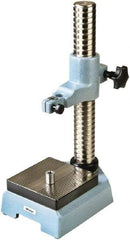 Mitutoyo - Cast Iron, Comparator Gage Stand - 464mm High, 150mm Base Length x 150mm Base Width x 64mm Base Height, Includes Holder - Apex Tool & Supply