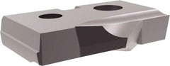 Allied Machine and Engineering - 24mm Diam x 5/32" Thick, Seat Code 1, 90° Included Angle Spade Drill Insert - TiAlN Coated, Cobalt, Grade Super Cobalt, Series T-A - Apex Tool & Supply