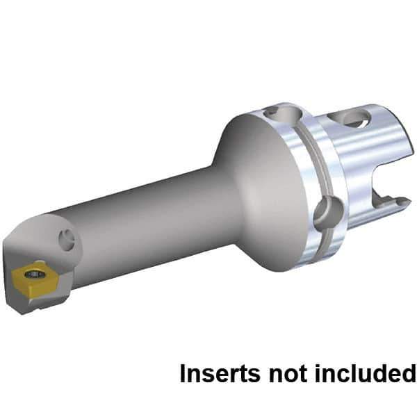 Kennametal - Right Hand Cut, 16mm Min Bore Diam, Size KM40TS Steel Modular Boring Cutting Unit Head - 42.21mm Max Bore Depth, Through Coolant, Compatible with CP.. 060204, CP.. 2151 - Apex Tool & Supply