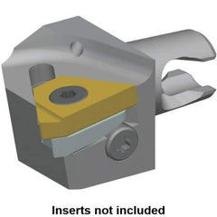 Kennametal - Insert Style LT 16EL, 20mm Head Length, Left Hand Cut, External Modular Threading Cutting Unit Head - System Size KM16, 10mm Center to Cutting Edge, Series LT Threading - Apex Tool & Supply