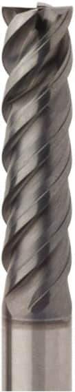 Seco - 20mm, 4 Flute, Single End, Solid Carbide, Corner Chamfer End Mill - 125mm OAL, 48° Helix, Right Hand Flute, 65mm LOC, Right Hand Cut - Apex Tool & Supply