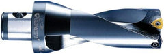 Komet - 5-1/4" Max Drill Depth, 2xD, 2-5/8" Diam, Indexable Insert Drill - 2 Inserts, ABS 80 Modular Connection Shank - Apex Tool & Supply