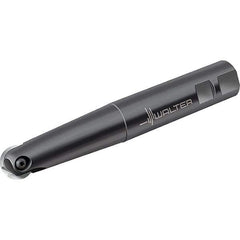 Walter - 12mm Cut Diam, 6mm Max Depth of Cut, 16mm Shank Diam, 160mm OAL, Indexable Ball Nose End Mill - 15,000 Max RPM - Apex Tool & Supply