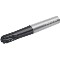 Walter - 20mm Cut Diam, 28mm Max Depth of Cut, 25mm Shank Diam, 150mm OAL, Indexable Ball Nose End Mill - 25,300 Max RPM - Apex Tool & Supply