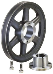 Browning - 1 Groove, 3/8 to 1-1/2 Bore Diam, 11-3/4" Outside Diam, QD Bushed V Belt Sheave - 11.0 A Diam Belt Pitch - Apex Tool & Supply