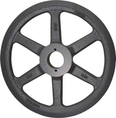 Browning - 1 Groove, 3/8 to 1-1/2 Bore Diam, 11-1/4" Outside Diam, QD Bushed V Belt Sheave - 10.5 A Diam Belt Pitch - Apex Tool & Supply