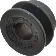 Browning - 3/4" Bore, 15/16 Long, 2" Outside Diam, Finished Bore Single Groove V Belt Sheave - 21/32" Wide, 1.46" Pitch Diam of 3L Belt, 1.8" Pitch Diam of 4L Belt - Apex Tool & Supply