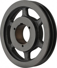Browning - 2 Groove, 3/4 to 2-11/16 Bore Diam, 9-3/4" Outside Diam, QD Bushed V Belt Sheave - 9.0 A Diam Belt Pitch - Apex Tool & Supply