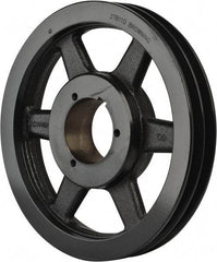 Browning - 2 Groove, 3/4 to 2-11/16 Bore Diam, 11.35" Outside Diam, QD Bushed V Belt Sheave - 10.6 A Diam Belt Pitch - Apex Tool & Supply