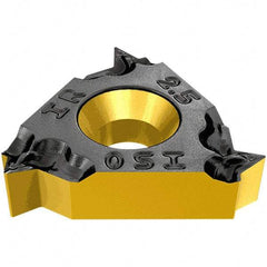 Iscar - 16IRB Internal Right Hand ISO Laydown Threading Insert - Grade IC908, TiAlN Coated Carbide, 9.53mm Inscribed Circle - Apex Tool & Supply