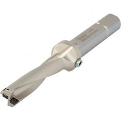 Iscar - 9.38" Max Drill Depth, 4xD, 2.344" Diam, Indexable Insert Drill - 2 Inserts, 1-1/2" Shank Diam, Straight Shank - Apex Tool & Supply