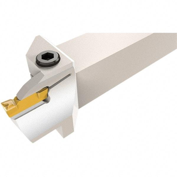 Iscar - HFH, Internal or External, Left Hand, 32mm Max Depth of Cut, 5 to 5mm Groove Width, Indexable Grooving Tool Holder - H.PL 50.. Insert Compatibility, 25mm Shank Height, 25mm Shank Width, 150mm OAL - Apex Tool & Supply