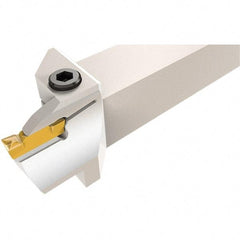 Iscar - HFH, External, Left Hand, 20mm Max Depth of Cut, 5mm Max Groove Width, Indexable Grooving Tool Holder - HFP.., HGPL Insert Compatibility, 25mm Shank Height, 25mm Shank Width, 140mm OAL - Apex Tool & Supply