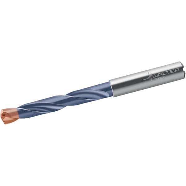 Walter-Titex - 5.8mm 140° Solid Carbide Jobber Drill - Double Coating Finish, Right Hand Cut, Spiral Flute, Straight Shank, 82mm OAL, X-treme Plus Point - Apex Tool & Supply