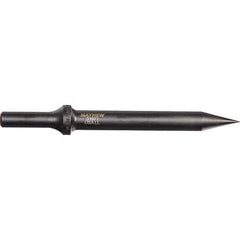 Mayhew - 6" OAL, Tapered Punch Chisel - Round Drive, Round Shank, Steel - Apex Tool & Supply